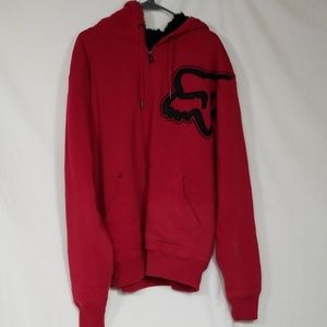Men's, Fox Sasquatch Zip-Up Hoodie Sz XXL